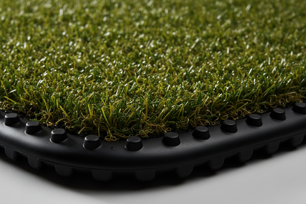 Golf mat surface texture detail